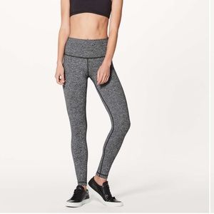 Lululemon Wunder Under 28”, Heather Black, 4
